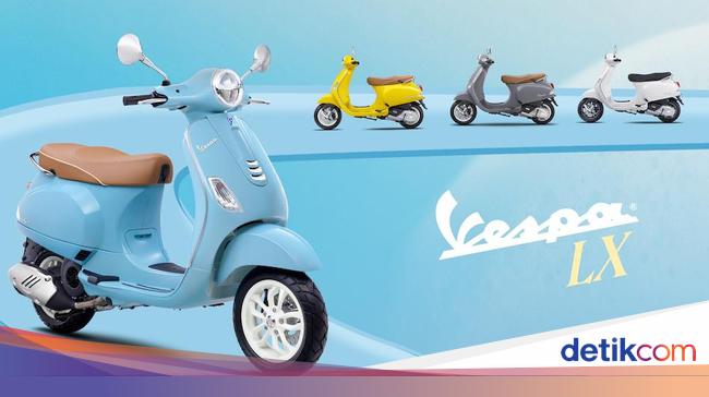 Vespa Perbarui Tampilan Vespa LX, Harga Rp 45 Jutaan