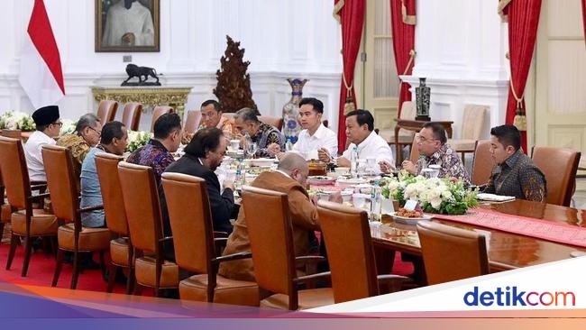 Bocoran Isi Pertemuan Prabowo dan Ketum-ketum Parpol di Istana