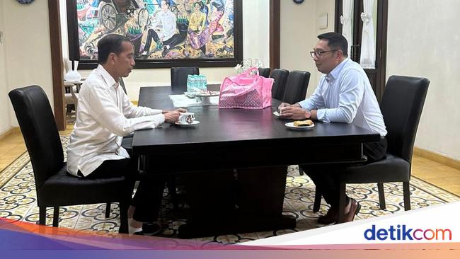 Ridwan Kamil reveals the content of the conversation when he met Jokowi in Solo