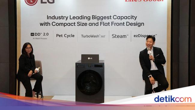 LG Luncurkan Mesin Cuci Canggih Pakai AI, Bisa Deteksi Kotoran