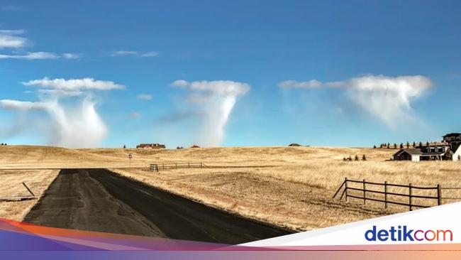 Kumpulan Penampakan Virga, Fenomena 'Hujan Melayang'