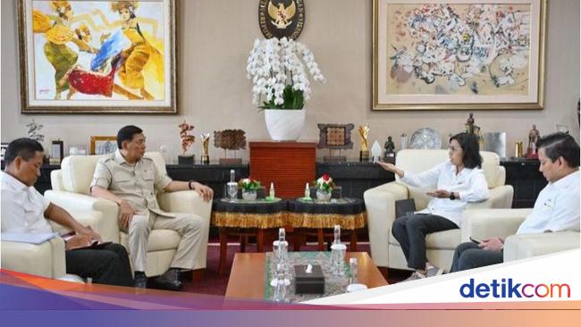 Menhan Sambangi Kantor Sri Mulyani, Bahas Alutsista hingga SDM