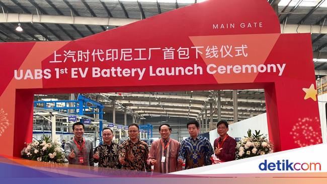 Pabrik Battery Pack UABS Resmi Beroperasi di RI, Kolaborasi SAIC-CATL-Kentjana Group