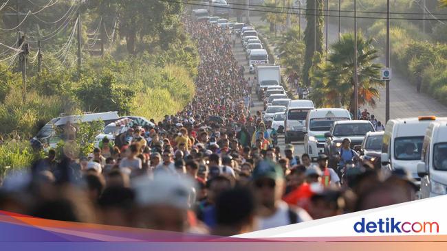 3.000 Migran Berbondong Jalan Kaki ke AS Jelang Penentuan Presiden