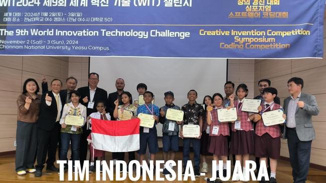 Siswi SD dari Banyuwangi Sabet Emas di Ajang Kompetisi Coding Korea Selatan