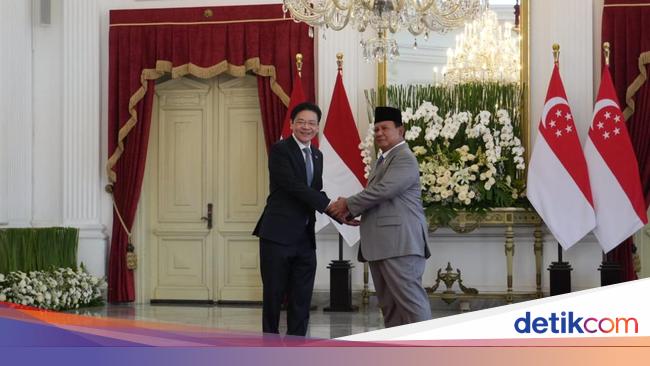 Terima PM Singapura, Prabowo Bahas Kelanjutan Ekspor Listrik