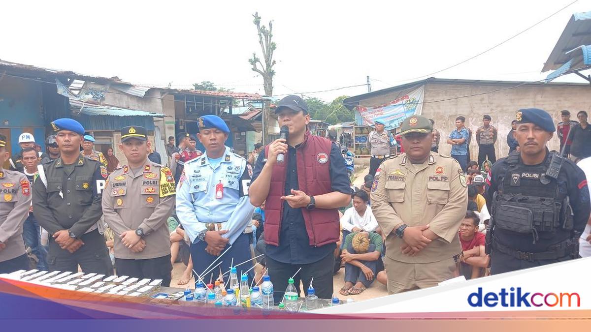 Kampung Narkoba di Batam Digerebek Polisi, Puluhan Orang Diciduk!