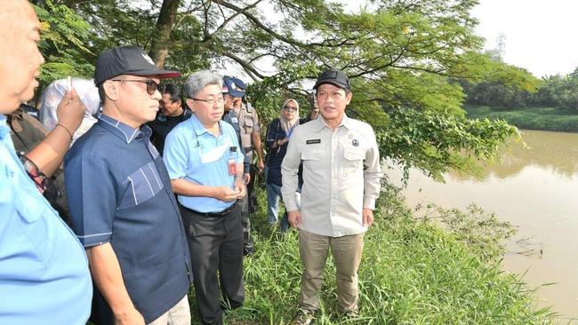 Mendes PDT dan Menteri LH Pantau Dampak Pencemaran Sungai Ciujung