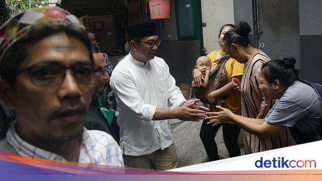 Momen Ridwan Kamil Blusukan ke Permukiman Padat Pulo Gadung