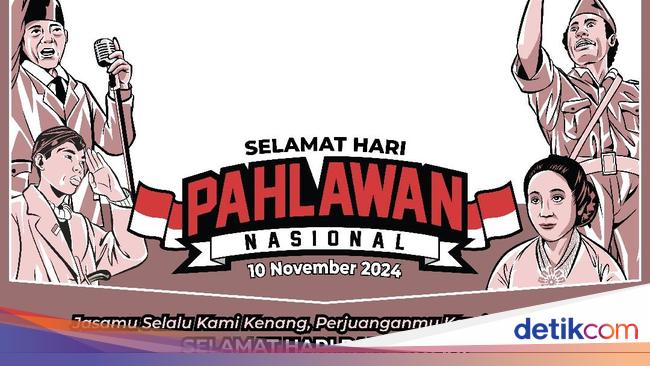 40 Link Twibbon Hari Pahlawan 2024, Untuk Update Status di Media Sosial