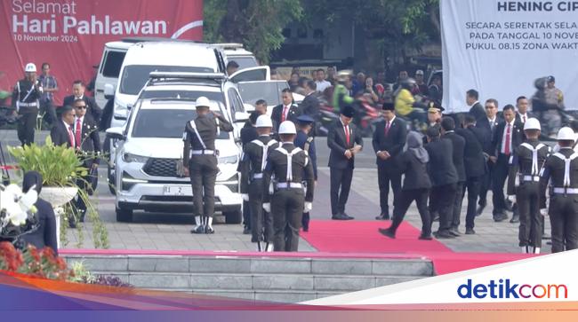 Peringati Hari Pahlawan di TMP Kalibata, Gibran Naik Innova Zenix RI 2