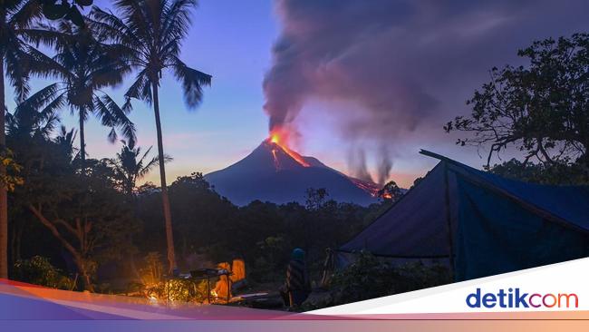 Waspada Banjir Lahar Hujan dari Gunung Lewotobi Laki-laki, Ini Peringatan BMKG