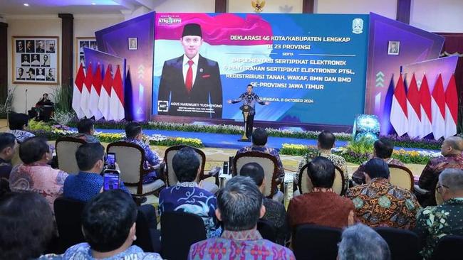 AHY Pastikan Semua Spasial Bidang Tanah Terpetakan