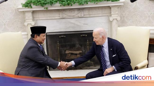 Prabowo Bertemu Biden di Gedung Putih