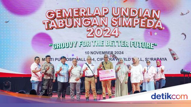 Undian Tabungan Simpeda Sukses Digelar, Total Hadiah Capai Rp 6,65 Miliar