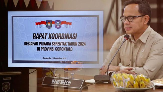 Jelang Pilkada, Pemprov Gorontalo Diminta Jaga Stabilitas Politik-Keamanan