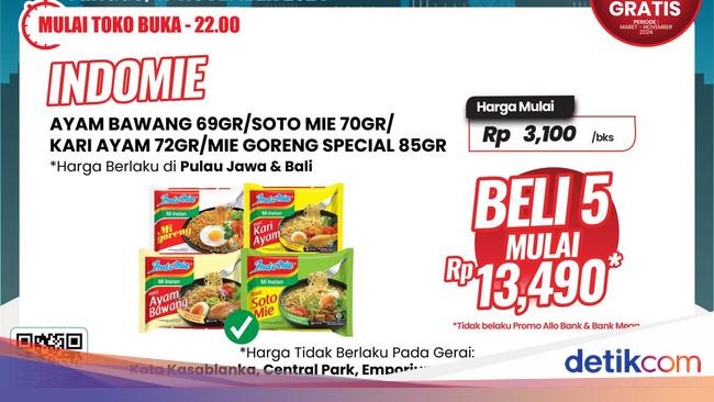 Mie Instan di Transmart Full Day Sale Murah Banget!