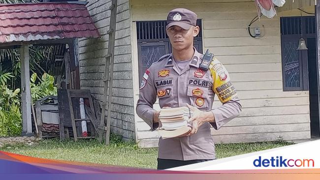 Dedikasi Bripda Santoni: Mengajar di Perbatasan Kalbar Atasi Kurangnya Guru