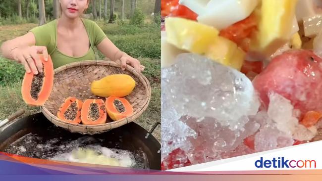 Ini 5 Kreasi Buah Unik, Nanas dan Semangka Goreng Tepung