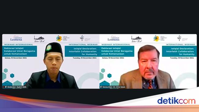 Istiqlal-Institut Leimena Gelar Webinar, Bahas Kolaborasi Agama untuk Kemanusiaan