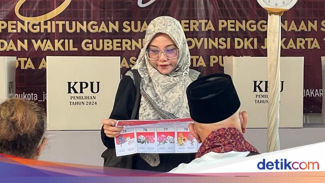 Melihat Simulasi Pilgub Jakarta: Surat Suara 5 Kotak, Diganti Foto Bunga