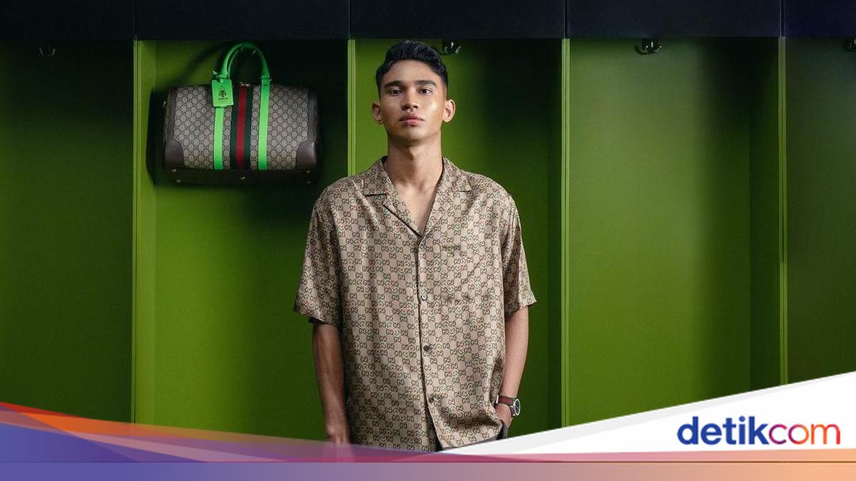 7 Potret Marselino Ferdinan Jago Pose di Luar Lapangan, Jadi Model Gucci