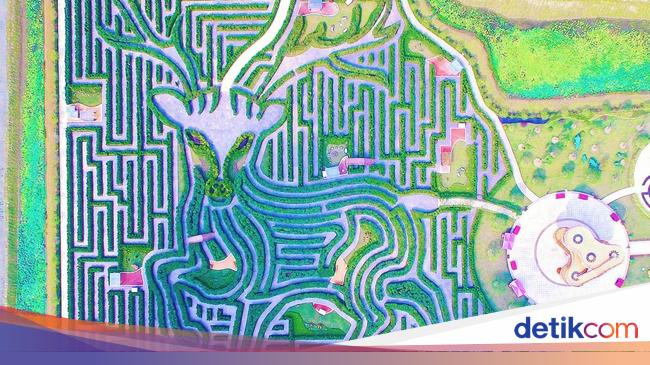 There is a huge labyrinth in China, if you are a little careless you can get lost for hours