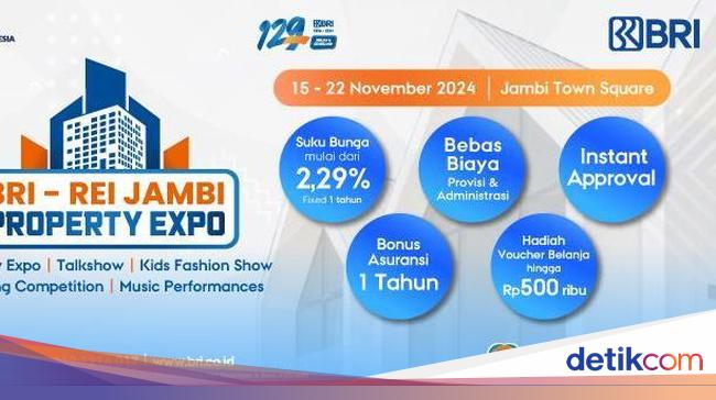 BRI REI Expo Hadir di Jambi, Banyak Promo KPR hingga Aneka Hiburan