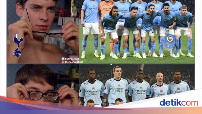 Dihancurkan Spurs 0-4, Manchester City Jadi Bahan Meme