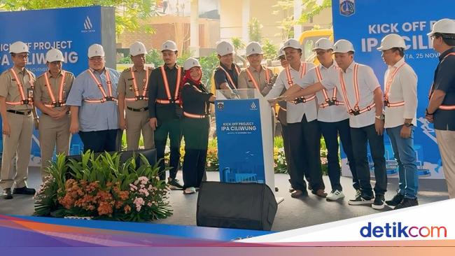 Kebut 100% Layanan Air Perpipaan, PAM Jaya Mulai Bangun IPA Ciliwung