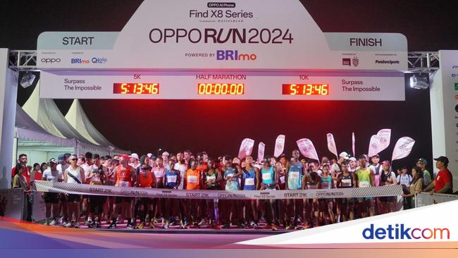 Diikuti Pelari dari 23 Negara, OPPO Run 2024 Padukan Olahraga &amp; Teknologi