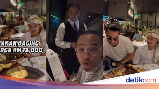 Pria Ini Bagikan Pengalaman Makan Steak Rp 46,3 Juta di Resto Salt Bae!