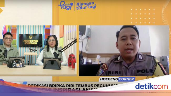 Pesan Bripka Riri ke Anak-anak Suku Dayak di Meratus: Jangan Putus Sekolah