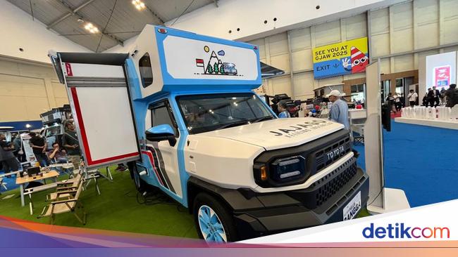 Pertama di Indonesia! Modifikasi Campervan Toyota Rangga dengan Fitur Expandable