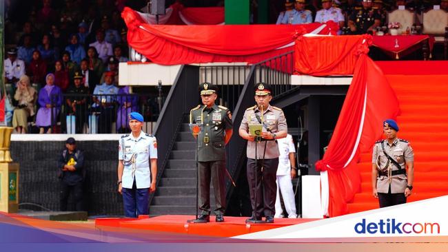 Kapolri dan Panglima TNI Pimpin Wisuda Prabhatar Akademi TNI-Akademi Kepolisian Tahun 2024