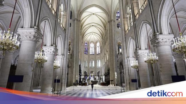 Katedral Notre-Dame Dibuka Lagi, Keindahannya Kini Lebih Memukau