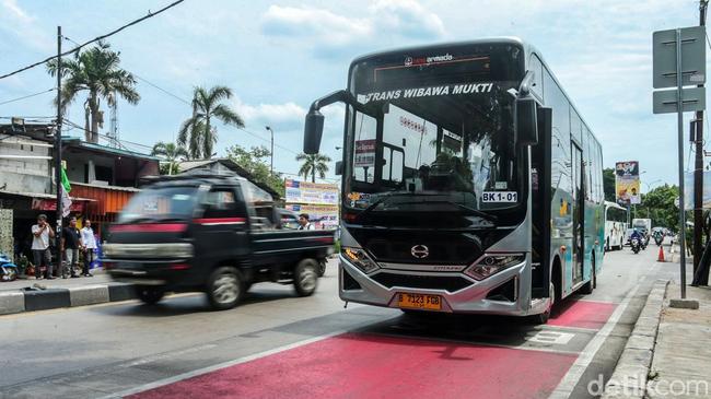 Rute BISKITA Trans Wibawa Mukti, Terintegrasi Stasiun KRL-LRT di Bekasi