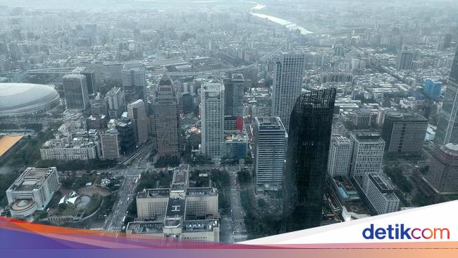 Foto: Kota Taipei dari Gedung Tertinggi di Taiwan