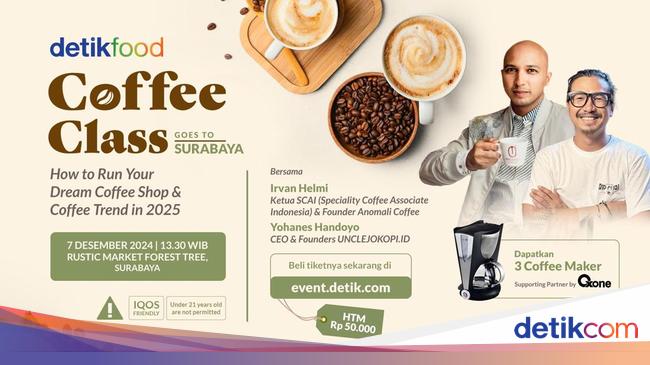 Gabung di Cofffee Class Ini, Bertabur Hadiah dan Ilmu Bisni Kopi