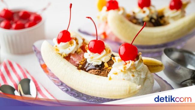 Sejarah Unik Terciptanya Banana Split, Dessert Pisang Es Krim yang Populer