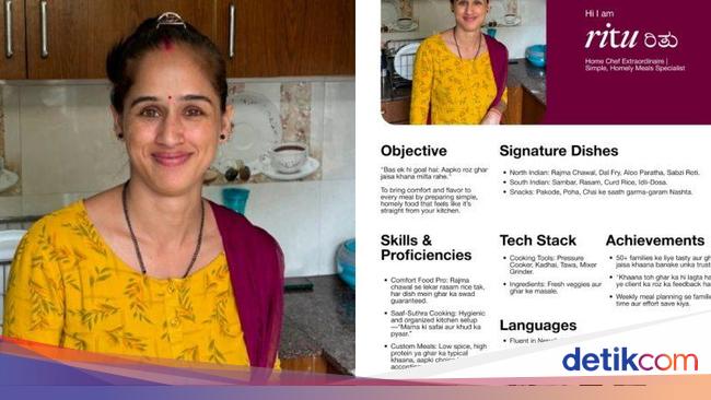 Kreatif! Orang Ini Buat CV Keahliannya Memasak dan Menu Andalannya