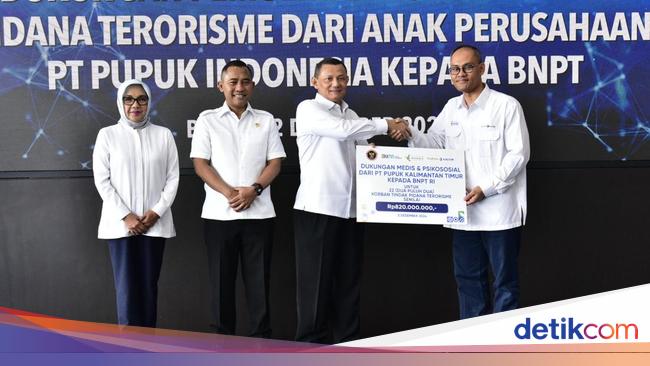 Dukung Pemulihan Penyintas Terorisme, Pupuk Kaltim Beri Bantuan Rp 820 Juta