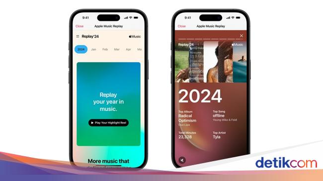 Cara Akses Apple Music Replay 2024 dan Membagikan di IG Story