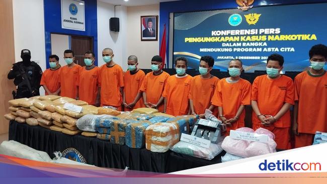 BNN Ungkap 15 Kasus Narkotika, Ada Jaringan Malaysia-Sumatera-Kalimantan