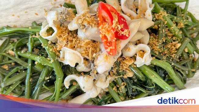 Resep Tumis Kangkung dan Cumi yang Gurih Spesial Untuk Makan Siang