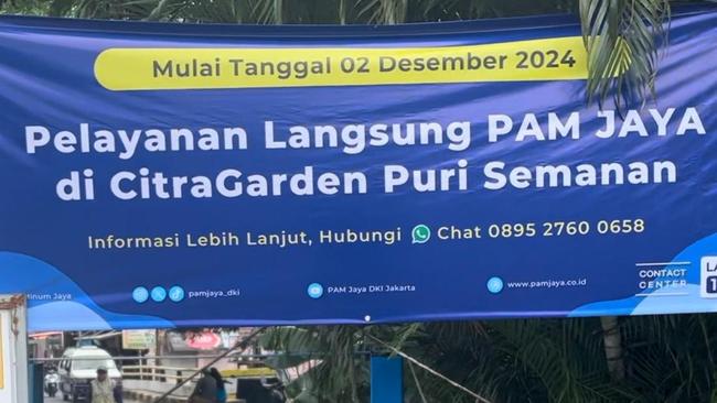 720 Pelanggan di CitraGarden Puri Semanan Kini Beralih ke PAM Jaya