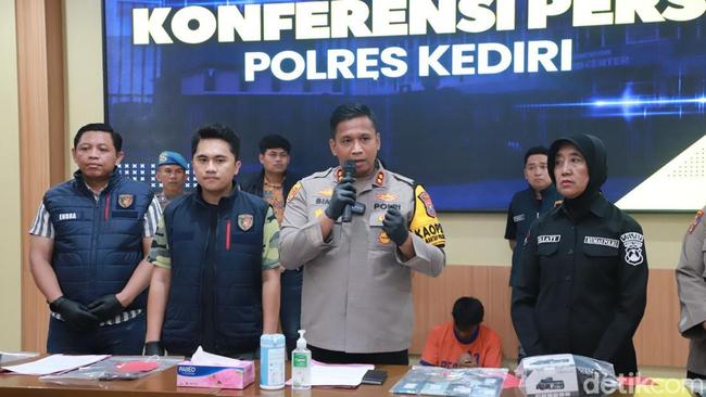 Keluarga Guru di Kediri Dibunuh Adik, 1 Anak Selamat Jalani Operasi Kepala