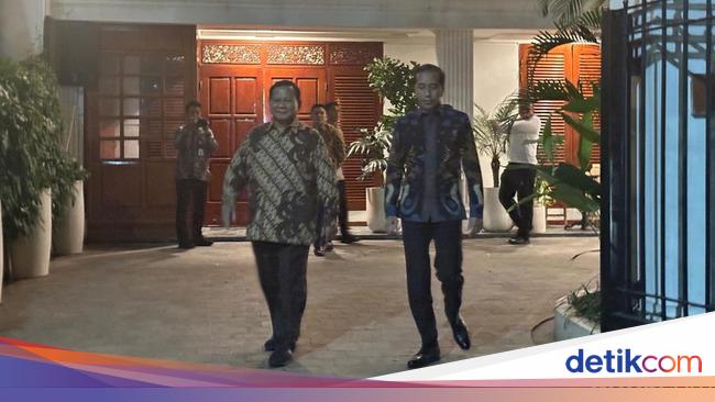 Saling Posting Terima Kasih Prabowo-Jokowi Usai Pertemuan di Kertanegara