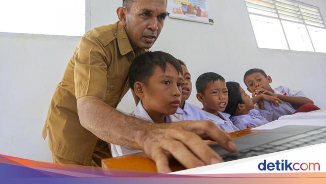 Dulu Numpang, SD di Pelosok Konawe Kini Bisa Ujian Online Mandiri