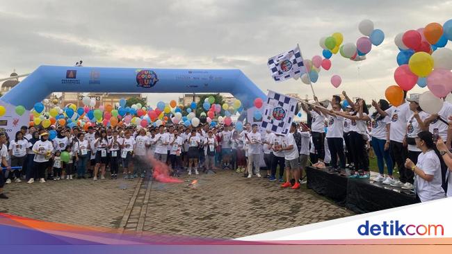 Ada Fun Color Run di Tangerang, Diikuti Sekitar 10 Ribu Peserta